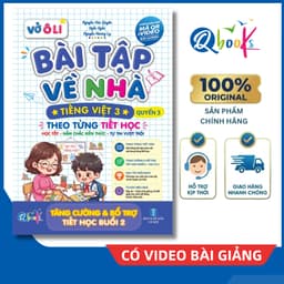 Sách - Vở Ô Li Bài Tập Về Nhà Tiếng Việt Lớp 3 (Quyển 3) - Có Mã QR Video Bài Giảng - Qbooks Chính Hãng 1