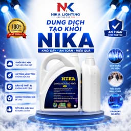 Dầu Khói Thơm VIP NIKA LIGHTING - Dung Dịch Tạo Khói Sân Khấu, Nước Khói Cho Máy Tạo Khói, Thơm Dịu 2