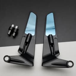 Gương cánh én V1, gương chiếu hậu hợp kim nhôm dáng thể thao, chống rung nhỏ gọn phù hợp nhiều dòng xe lắp đặt dễ dàng 6