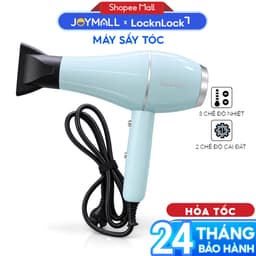 Máy Sấy Tóc LocknLock Hair Dryer ENA144LBLU 1900W, Hàng Chính Hãng, 3 Chế Độ Nhiệt - JoyMall 2