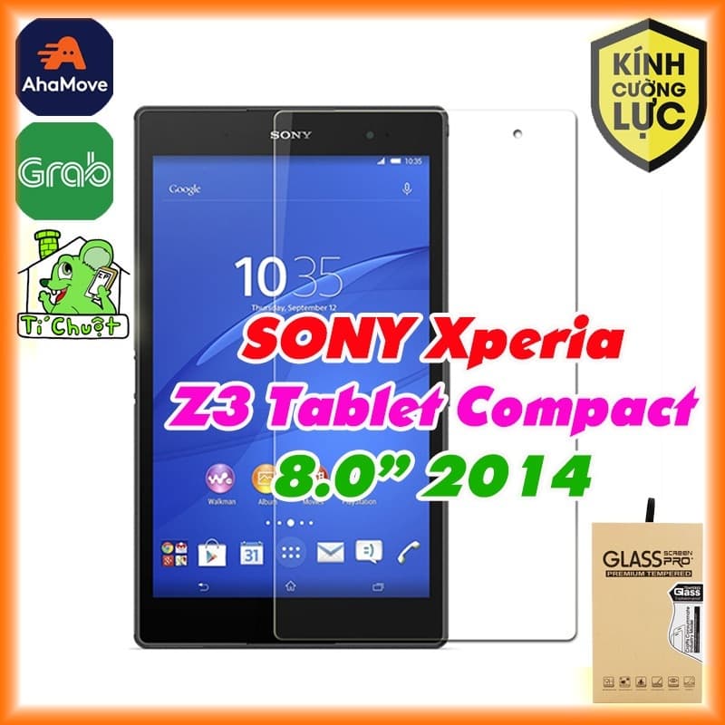 Kính CL MTB SONY Xperia Z3 Tablet Compact Cường Lực Mài Cạnh 2.5D 9H