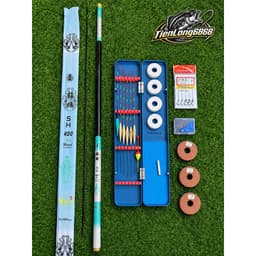 Bộ Combo Cần Câu Tay Điêu Thuyền 5H Tải Cá 7kg Kèm Đầy Đủ Phụ Kiện Về Chỉ Việc Câu Cá 1