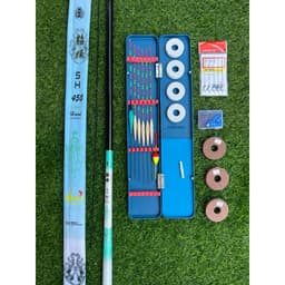 Bộ Combo Cần Câu Tay Điêu Thuyền 5H Tải Cá 7kg Kèm Đầy Đủ Phụ Kiện Về Chỉ Việc Câu Cá 3