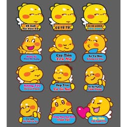 Set Combo 12 hình dán Sticker Khủng Long Vui Nhộn , Hài Hước Dán Xe Máy , Ô Tô , Trang Trí Nhà Cửa 2