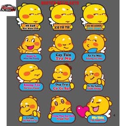 Set Combo 12 hình dán Sticker Khủng Long Vui Nhộn , Hài Hước Dán Xe Máy , Ô Tô , Trang Trí Nhà Cửa 1