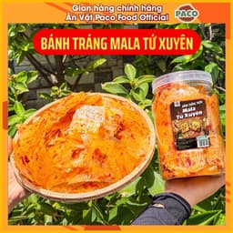 [VỊ MỚI BÙNG NỔ] Bánh Tráng Trộn Mala Tứ Xuyên Paco Food ngon tê cay hương vị ẩm thực Tứ Xuyên đáng trải nghiệm 2