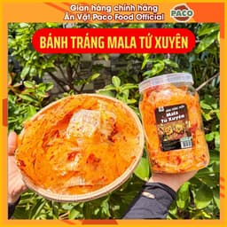 [VỊ MỚI BÙNG NỔ] Bánh Tráng Trộn Mala Tứ Xuyên Paco Food ngon tê cay hương vị ẩm thực Tứ Xuyên đáng trải nghiệm 9