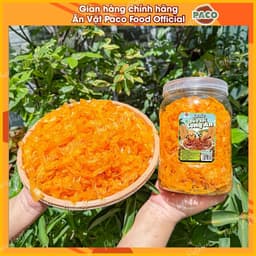 bánh tráng dẻo sợi sate Long An PACO FOOD ngon đậm sốt cay nồng mặn ngọt đậm đà hủ 350g/ túi 500g 7
