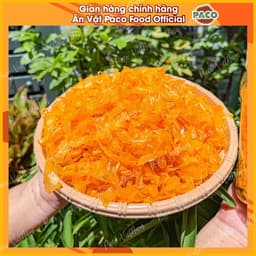 bánh tráng dẻo sợi sate Long An PACO FOOD ngon đậm sốt cay nồng mặn ngọt đậm đà hủ 350g/ túi 500g 2