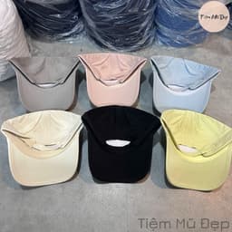 Mũ lưỡi trai hàng Quảng Châu, nón kết chất vải dù gió xịn đẹp nhẹ mát 2