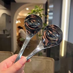 Muôi Muỗng Múc Canh Inox 304 đầu tròn siêu dày dặn và xịn đẹp OYTTON OYT-AL325MC 2