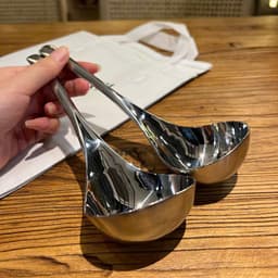 Muôi Muỗng Múc Canh Inox 304 đầu tròn siêu dày dặn và xịn đẹp OYTTON OYT-AL325MC 7
