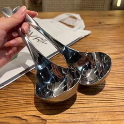 Muôi Muỗng Múc Canh Inox 304 đầu tròn siêu dày dặn và xịn đẹp OYTTON OYT-AL325MC 8