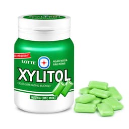 [CHÍNH HÃNG] Kẹo Gum Không Đường Lotte Xylitol - CHANH - DÂU - DƯA LƯỚI - TRÁI CÂY - GIẢI KHÁT - MÁT LẠNH - VIỆT QUẤT 5