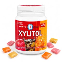 [CHÍNH HÃNG] Kẹo Gum Không Đường Lotte Xylitol - CHANH - DÂU - DƯA LƯỚI - TRÁI CÂY - GIẢI KHÁT - MÁT LẠNH - VIỆT QUẤT 8