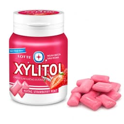 [CHÍNH HÃNG] Kẹo Gum Không Đường Lotte Xylitol - CHANH - DÂU - DƯA LƯỚI - TRÁI CÂY - GIẢI KHÁT - MÁT LẠNH - VIỆT QUẤT 7