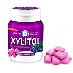 [CHÍNH HÃNG] Kẹo Gum Không Đường Lotte Xylitol - CHANH - DÂU - DƯA LƯỚI - TRÁI CÂY - GIẢI KHÁT - MÁT LẠNH - VIỆT QUẤT 3
