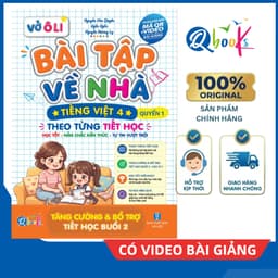 Sách - Vở Bài Tập Về Nhà Tiếng Việt Lớp 4 - Quyển 1 (Phiên Bản Mới Có Video Bài Giảng) 1