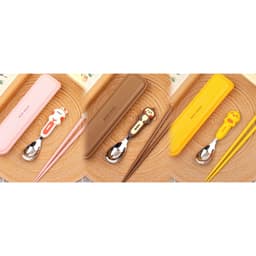BỘ thìa đũa ZOZO 304 cao cấp hình động vật dễ thương, tặng hộp đựng vệ sinh tiện dụng 7