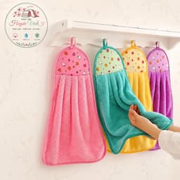 Combo 5 Khăn Lau Tay Nhà Bếp, Khăn Lau Bát Treo Nhà Bếp Siêu Thấm Hút 1