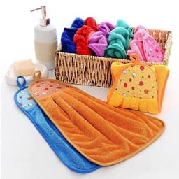 Combo 5 Khăn Lau Tay Nhà Bếp, Khăn Lau Bát Treo Nhà Bếp Siêu Thấm Hút 4