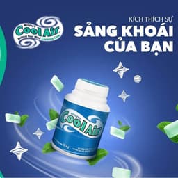 Combo 6 hũ kẹo Sing-gum Cool Air Candy hương bạc hà - khuynh diệp hũ 38 viên 2