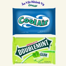 Combo Vỉ Kẹo Sing Gum Cool Air - Doublemint 11,6g - HÀNG CHÍNH HÃNG 1