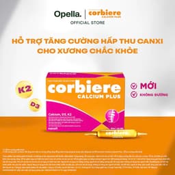 Thực phẩm bảo vệ sức khỏe Corbiere Calcium Plus Mới - Canxi hữu cơ + D3 + K2 3