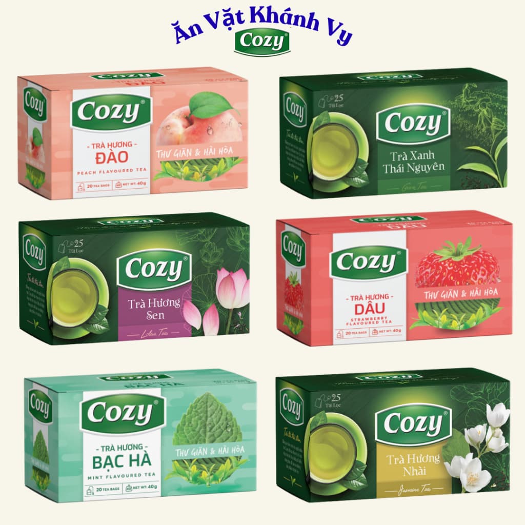 Trà Nhúng Túi Lọc Cozy Đủ Vị - HÀNG CHÍNH HÃNG