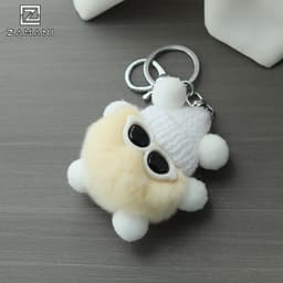Móc Khoá Thú Bông Phụ Kiện Thời Trang Đáng Yêu Hình Thú Đeo Kính ZAMANI BAG PK17 5