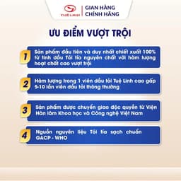 Dầu tỏi Tuệ Linh [Chính hãng] - Hỗ trợ giảm mỡ máu, tăng sức đề kháng - Hộp 100 viên 3