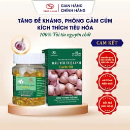Dầu tỏi Tuệ Linh [Chính hãng] - Hỗ trợ giảm mỡ máu, tăng sức đề kháng - Hộp 100 viên 4