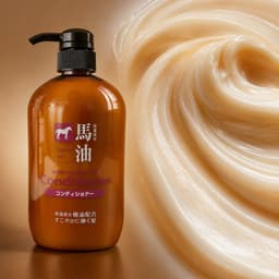 Dầu Xả Dưỡng Ẩm Tóc Kumano Cosme Station Horse Oil Conditioner 600ml - Dưỡng tóc mềm mượt 4