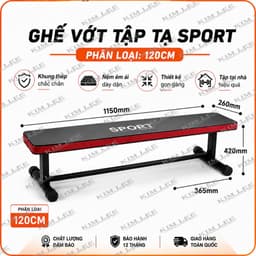 Ghế vớt tạ, Ghế tập tạ ( hàng đẹp, giá rẻ, đẹp , bền ) 2 phân loại 90cm,120cm 1