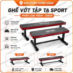 Ghế vớt tạ, Ghế tập tạ ( hàng đẹp, giá rẻ, đẹp , bền ) 2 phân loại 90cm,120cm 2