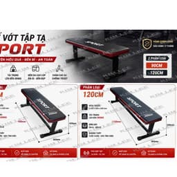 Ghế vớt tạ, Ghế tập tạ ( hàng đẹp, giá rẻ, đẹp , bền ) 2 phân loại 90cm,120cm 3