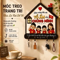 Móc Treo Chìa Khóa – Móc Treo Trang Trí – Decor Nhà Cửa, Gửi Gắm Yêu Thương Trong Từng Góc Nhỏ 1
