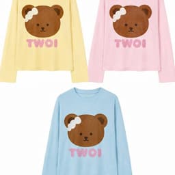 Áo thun nữ mỏng nhẹ chất giấy in hình gấu dễ thương tại FORMESTORE GD7 5