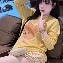 Áo thun nữ mỏng nhẹ chất giấy in hình gấu dễ thương tại FORMESTORE GD7 4