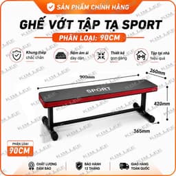 Ghế vớt tạ, Ghế tập tạ ( hàng đẹp, giá rẻ, đẹp , bền ) 2 phân loại 90cm,120cm 4