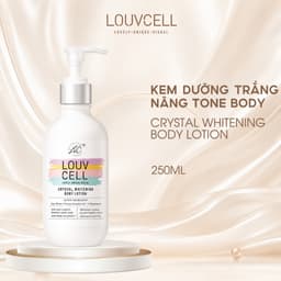 LOUVCELL Kem body dưỡng thể trắng da cấp ẩm Crystal Whitening Body Lotion 250ml - Hàng công ty, có VAT 1
