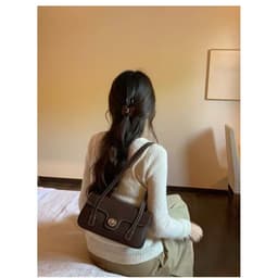 Túi đeo vai quai dài da mềm khóa xoay 986 9
