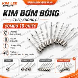 Kim bơm chuyên dụng bơm bóng đá, bóng rổ, bóng chuyền - Hàng đẹp, chất lượng bền, chắc chắn 1