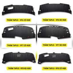Thảm Taplo Ô Tô Vinfast VF3, VF5, VF6, VF7, Limo Green, MPV7, Minio Green, VF8, VF9, VFe34, Fadil, Lux A, Lux SA dày dặn 8