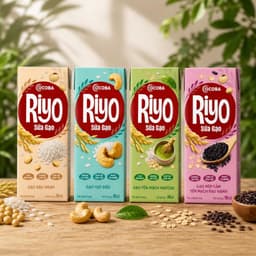 3 Lốc Tặng 1 Lốc Sữa Gạo RiYo - 4 vị thơm ngon (1 Lốc 4hộpx180ml) 4