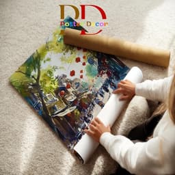 Tranh decal dán tường THƯ PHÁP CHỮ PHÚC kích thước 120x60cm, có sẵn keo bóc dán, PosterDecor 3