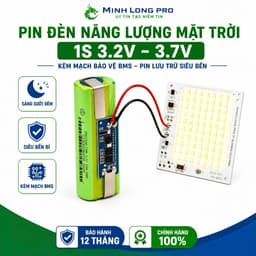 Pin Đèn Năng Lượng Mặt Trời 1S 3.2V 3.7V Kèm Mạch Bảo Vệ BMS – Pin Lưu Trữ Siêu Bền Sáng Suốt Đêm 1