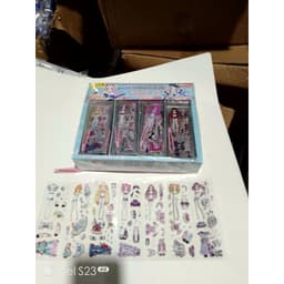 Hộp 40 quyển sổ dán sticker 3D kèm nhíp 5