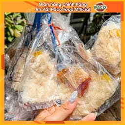 [COMBO HỜI] xâu 10 bịch bánh tráng sate vò xâu sate muối hột tuổi thơ Paco Food 3