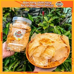 [HƯƠNG VỊ MỚI] bánh tráng lá dẻo tỏi phi thơm lừng HƯƠNG VỊ ĐỘC QUYỀN PACO FOOD vị ăn cực dính không ngán ăn vặt xu hướn 9